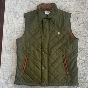 Heybo outdoors men’s size small Olive Quilted Vest